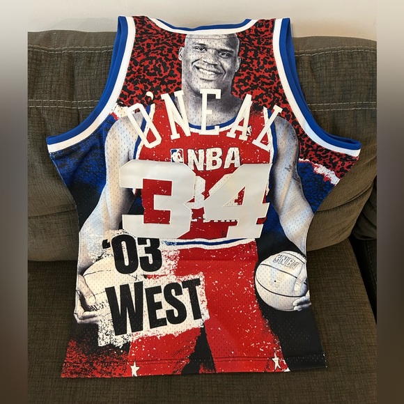 $150 Mitchell Ness Shaquille O'Neal All Star 2003 Swingman